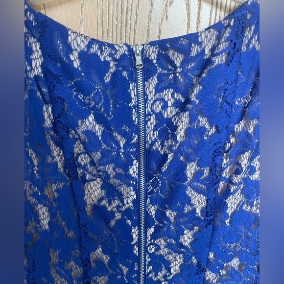 Blue Lace Dress - Picture 4 of 5